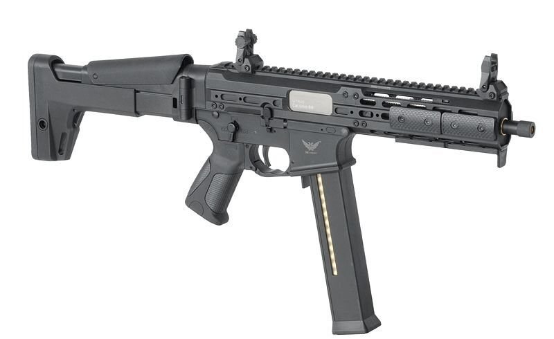 Double Eagle UTR45 SMG AEG (Falcon EFCS – Black – M917G ) – New Tech ...