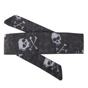 HK Hostilewear Headband - Bones White