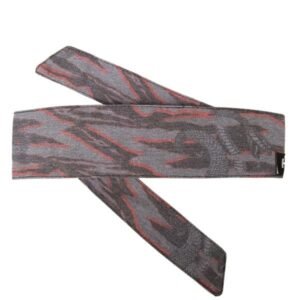 HK Hostilewear Headband - Snakes Grey/Red