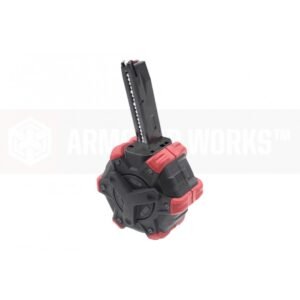Armorer Works Custom Adaptive Drum Magazine - Red - M92/MB Series