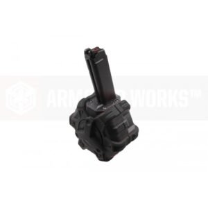 Armorer Works Custom Adaptive Drum Magazine - Black - fits EU/VX Series