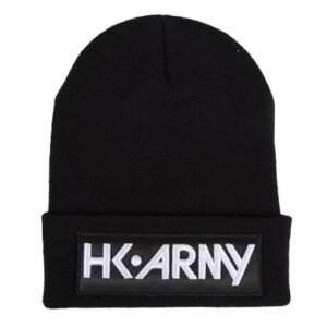 HK Blackout Beanie - Black/White