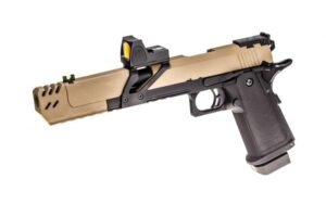 Raven Dragon 7 Hi-Capa Gas Blowback Pistol with BDS - Tan