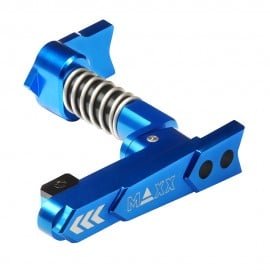 Maxx CNC Aluminum Advanced Magazine Release (Style A) - Blue