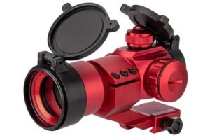 Lancer Tactical Red and Green Dot Scope w/Cantilever Mount - Red (CA445R)
