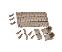 PPS Picatinny 74pcs Rail Cover Kit w/ Hand Stop - Tan