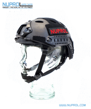 Nuprol Fast Railed Helmet - Black