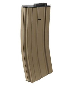 Lancer Tactical Mid-cap 120 rounds metal mag - Tan