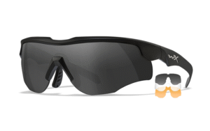 30072025688a5f0dcec22.png Wiley X Rogue Comm - Matte Black Frame - Grey / Clear / Light Rust Shields