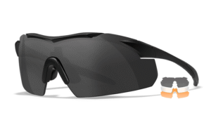 30072025688a5f10c6771.png Wiley X VAPOR 2.5 - Matte Black Frame - Grey/Clear/Light Rust Shields