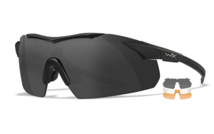 30072025688a5f1319e84.png Wiley X VAPOR COMM 2.5 - Matte Black Frame - Grey/Clear/Light Rust Shields (3 Lenses)