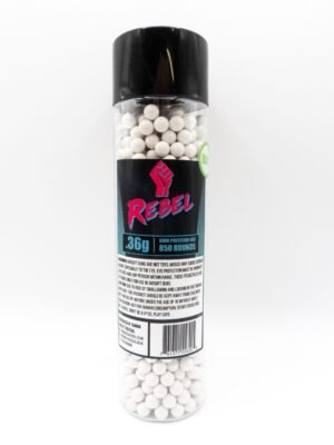 Rebel Precision Heavyweight BIO 6mm BBs 850pcs Bottle - 0.36g