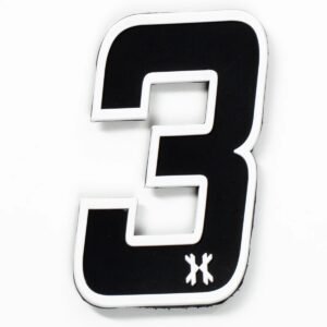 HK Rubber Number Patch - 3