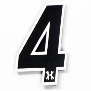 HK Rubber Number Patch - 4
