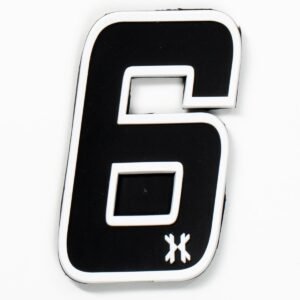 HK Rubber Number Patch - 6