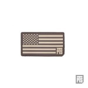 PTS PVC Flag Patch - Coyote Tan