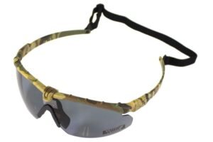 Nuprol Battle Pro Eye Protection - Camo Frame - Smoke Lens