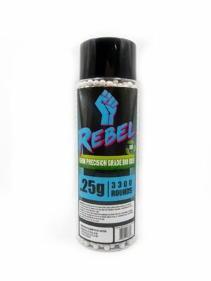 Rebel Precision 6mm BIO BBs 3300ct Bottle - 0.25g