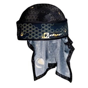 30072025688a6cbf512a6.jpeg DYE x Halo Head Wrap - Hypercam Black/Gold