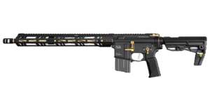 Tokyo Marui MTR-16 G Edition Gas Blowback MWS Rifle - Black/Gold