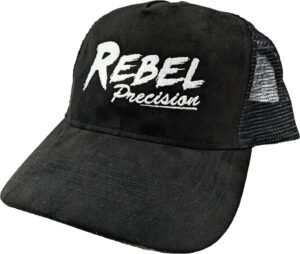 14082025689ddb0d43e1a.jpeg Rebel Precision Classic Logo Snapback Trucker Cap