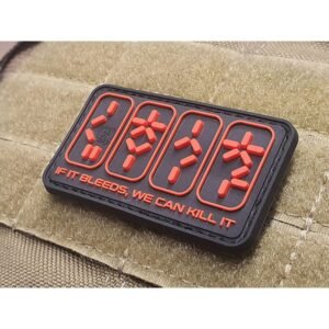 JTG If It Bleeds, We Can Kill It 3D Rubber Patch