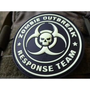 JTG Zombie Outbreak Response Team 3D Rubber Patch - Glow in the Dark