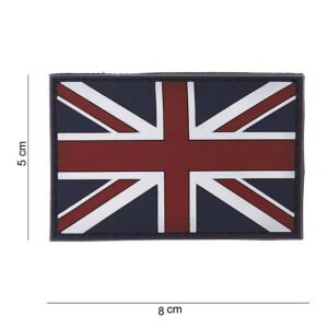 101 Union Jack UK Flag 3D PVC Patch