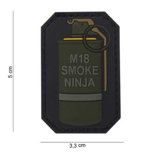 101 M-18 Smoke Ninja 3D PVC Patch