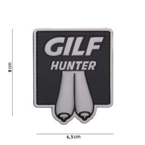 101 Gilf Hunter 3D PVC Patch - Grey/Black