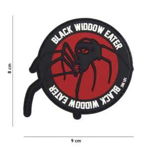 101 Black Widow Eater 3D PVC Patch - Red