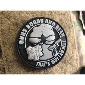 JTG Guns Boobs and Beer Rubber Patch