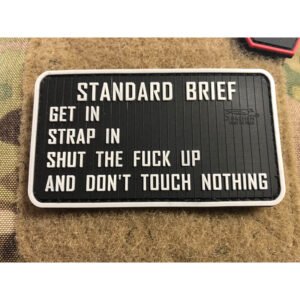 JTG Standard Briefing Rubber Patch