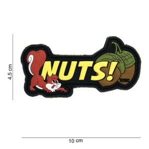 101 Nuts! Full Colour 3D PVC Patch
