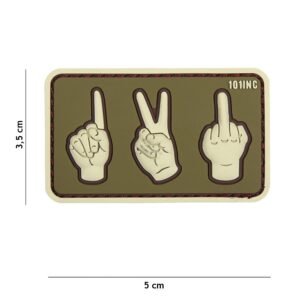 101 One, Two, F You 3D PVC Patch