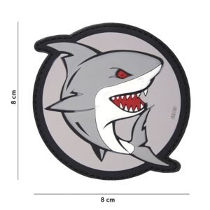 101 Attacking Shark Full Colour 3D PVC Patch