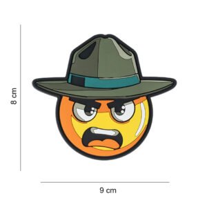 101 Drill Sergeant Emoji 3D PVC Patch