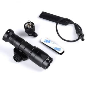 Rebel M300A 280 Lumen Tactical Flashlight with Dual Switch - Black