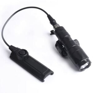 Rebel M300A 280 Lumen Tactical Flashlight + Dual Function Tape Switch - Black