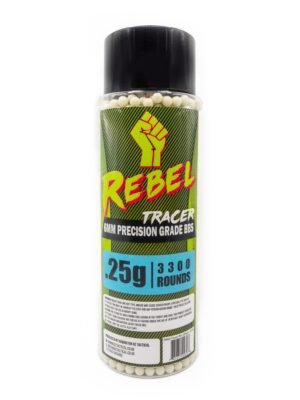 Rebel Precision 6mm Tracer BBs 3300ct Bottle - 0.25g