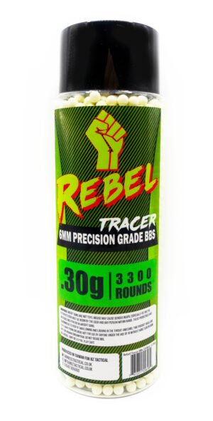1903202669bb53dc521c0.jpeg Rebel Precision 6mm Tracer BBs 3300ct Bottle - 0.3g