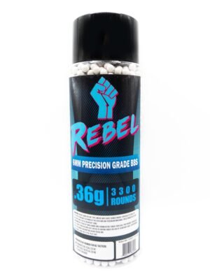 1903202669bb7e6e2f9c2.jpeg Rebel Precision 6mm BBs 3300ct Bottle - 0.36g
