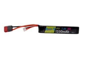 1704202669e2441b95437.jpeg Rebel Battery - 1250mAh Lipo 7.4V 20C Stick - Deans