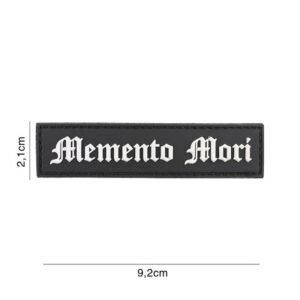 101 Memento Mori 3D PVC Patch - Black/White
