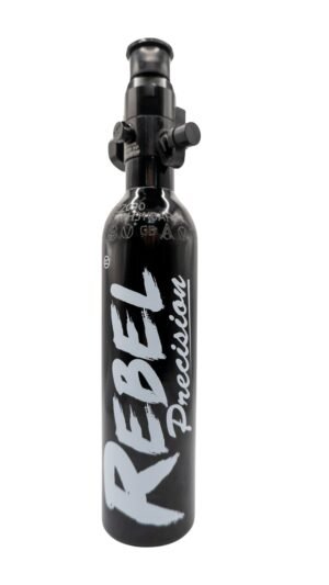 2504202669ed33123ae6a.jpeg Rebel 13ci 3K Aluminum HPA Tank w/ Regulator - Black (Empty)