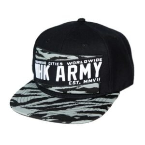 2604202669edf9e8516c3.jpeg HK Army Snapback Brushed - Black/Grey