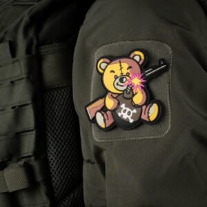 101 Terror Teddy 3D PVC Patch - Brown