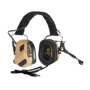 180520266a0aef2808a6b.jpeg Earmor M32 Plus Tactical Headset With Mic-Coyote Tan