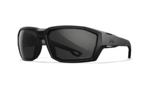 Wiley X ALPINE Ballistic Sunglasses - Matte Black Frame - CAPTIVATE Grey Mirror Lens