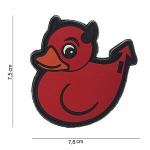 220620266a38fa3a54c24.jpeg 101 Devil Duck 3D PVC Patch - Red